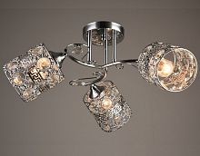 Люстра потолочная трехрожковая Мелодия Света Е27 220В Хром картинка 